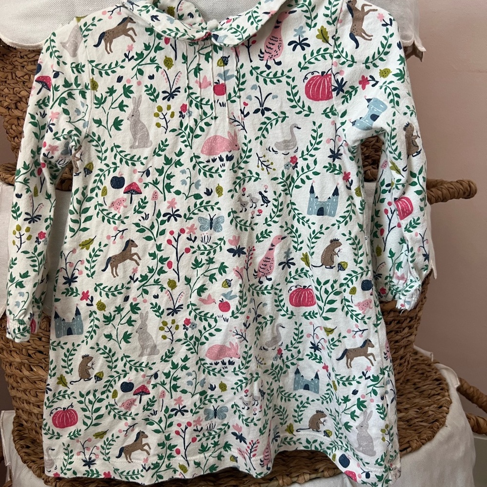 Floral Animal Print Dress